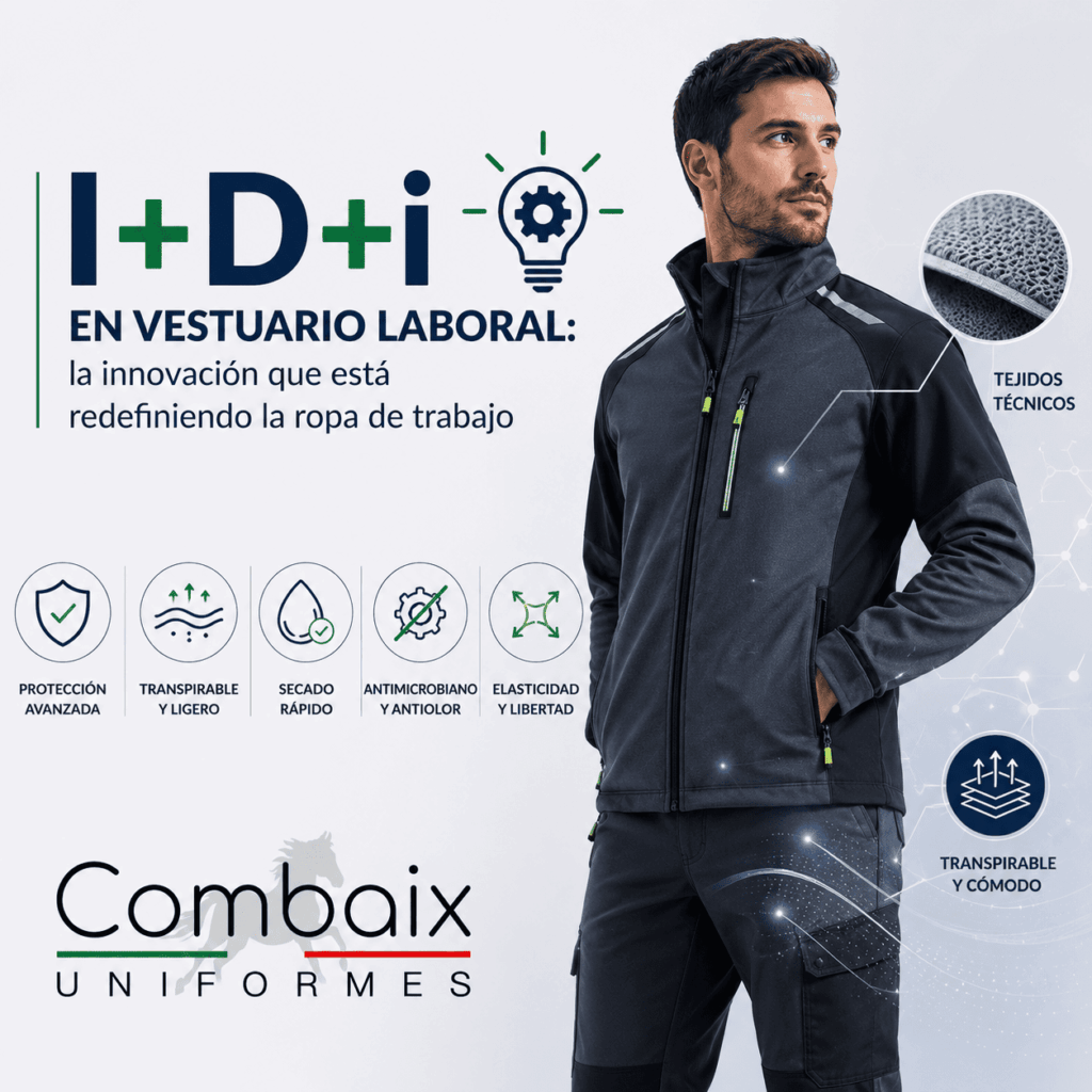 vestuario laboral diseñado por Combaix